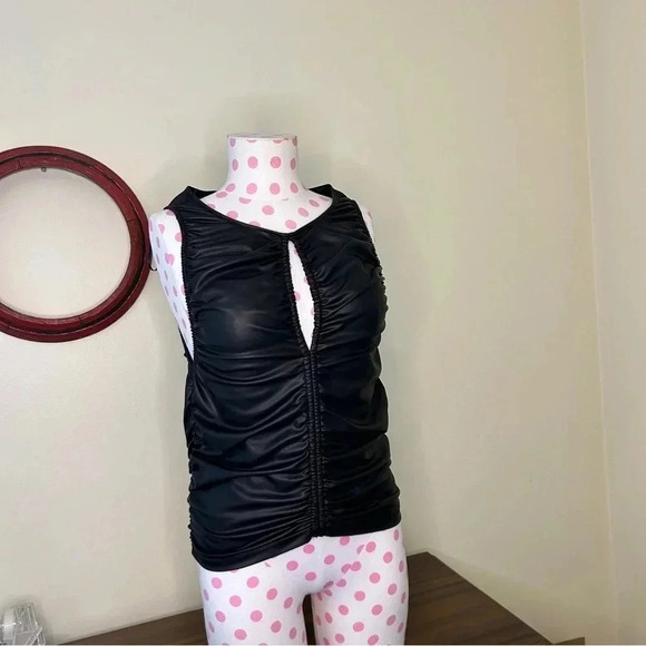 Free People Ride Along Tank Sleeveless Faux leather - Picture 3 of 7